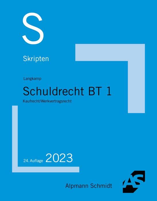 Cover-Bild Skript Schuldrecht BT 1