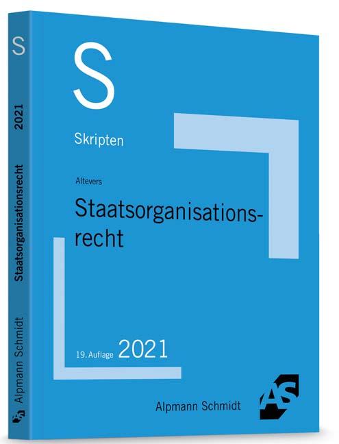 Cover-Bild Skript Staatsorganisationsrecht