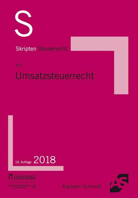 Cover-Bild Skript Umsatzsteuerrecht