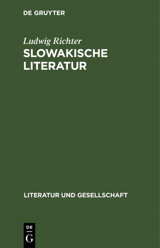 Cover-Bild Slowakische Literatur