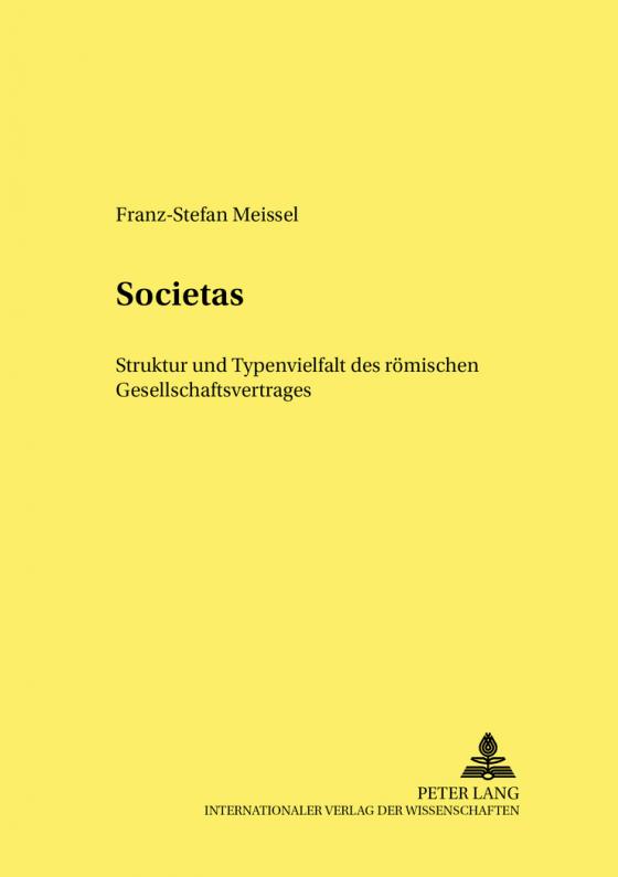 Cover-Bild Societas