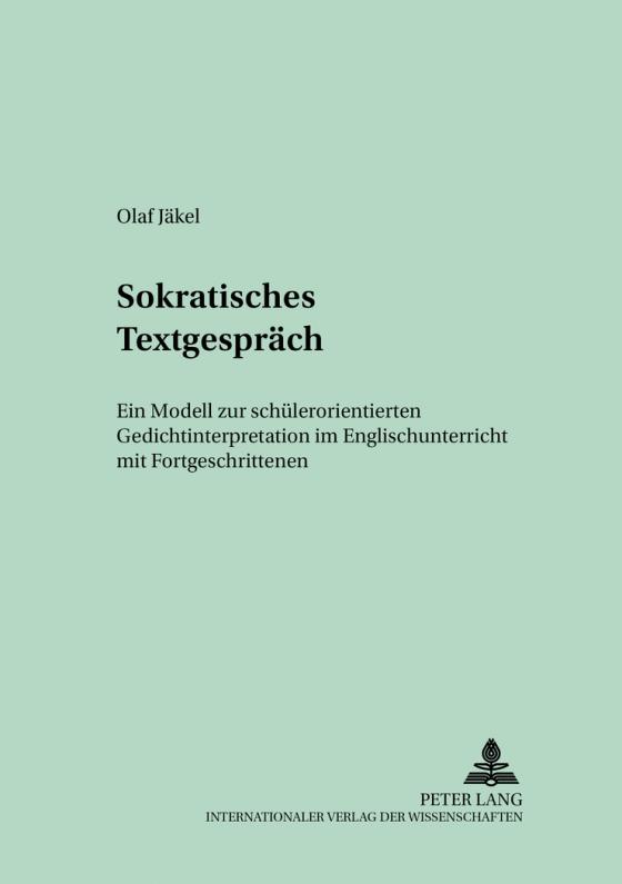 Cover-Bild Sokratisches Textgespräch