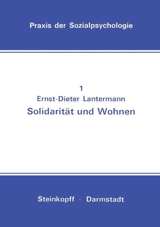 Cover-Bild Solidarität und Wohnen