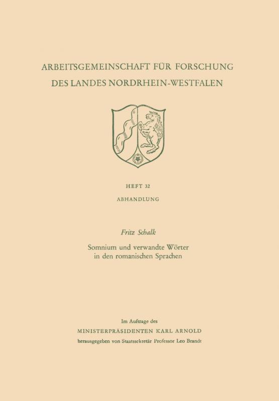 Cover-Bild Somnium und verwandte Wörter in den romanischen Sprachen