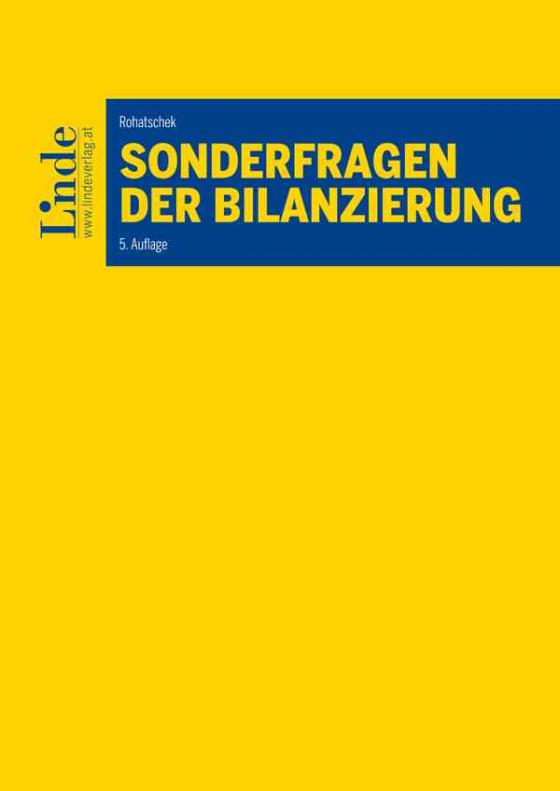 Cover-Bild Sonderfragen der Bilanzierung