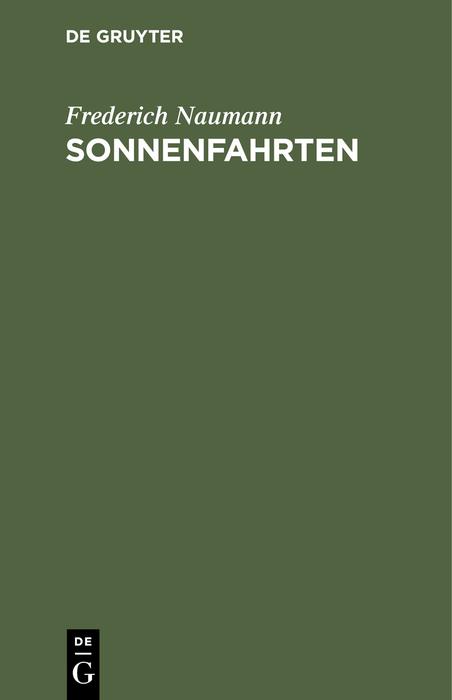 Cover-Bild Sonnenfahrten