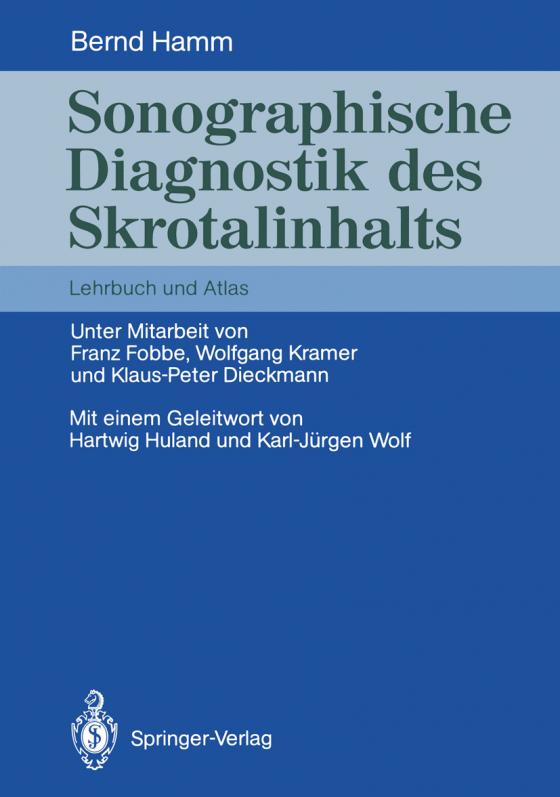 Cover-Bild Sonographische Diagnostik des Skrotalinhalts