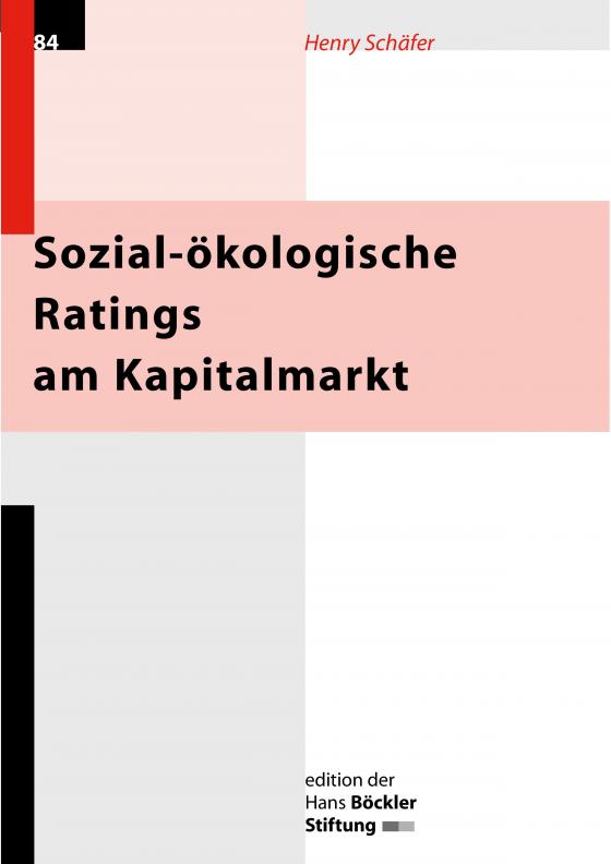 Cover-Bild Sozial-ökologische Ratings am Kapitalmarkt