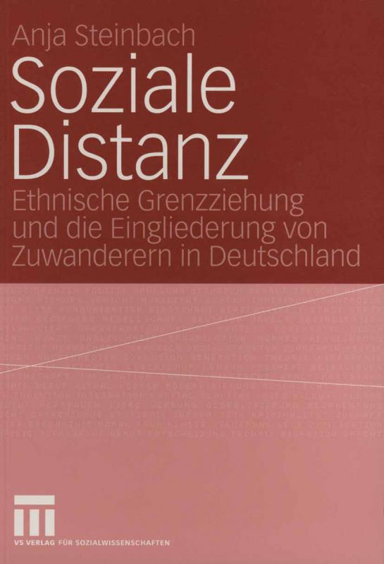 Cover-Bild Soziale Distanz