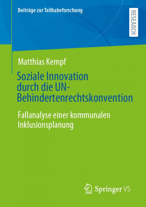 Cover-Bild Soziale Innovation durch die UN-Behindertenrechtskonvention