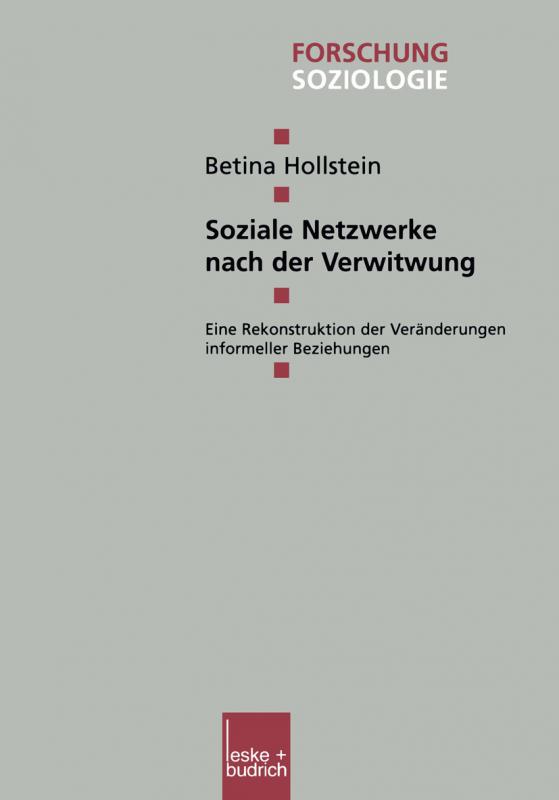 Cover-Bild Soziale Netzwerke nach der Verwitwung