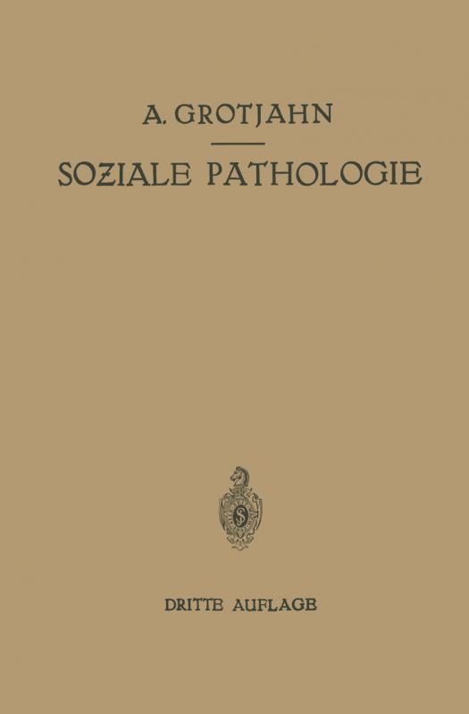 Cover-Bild Soziale Pathologie