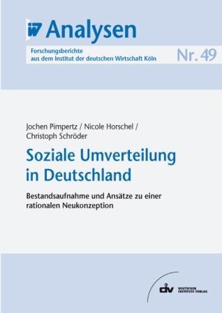Cover-Bild Soziale Umverteilung in Deutschland