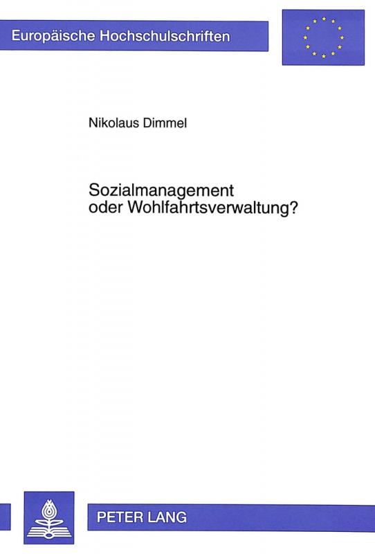 Cover-Bild Sozialmanagement oder Wohlfahrtsverwaltung?