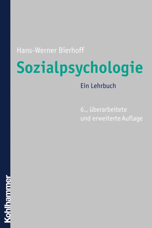 Cover-Bild Sozialpsychologie