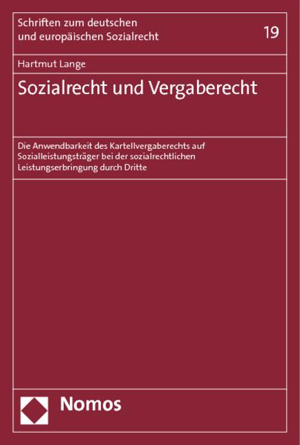 Cover-Bild Sozialrecht und Vergaberecht