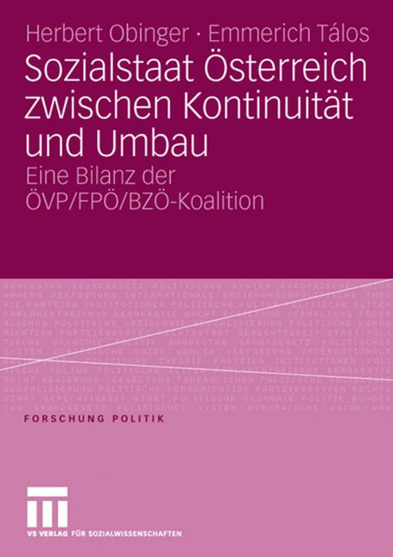 Cover-Bild Sozialstaat Österreich zwischen Kontinuität und Umbau