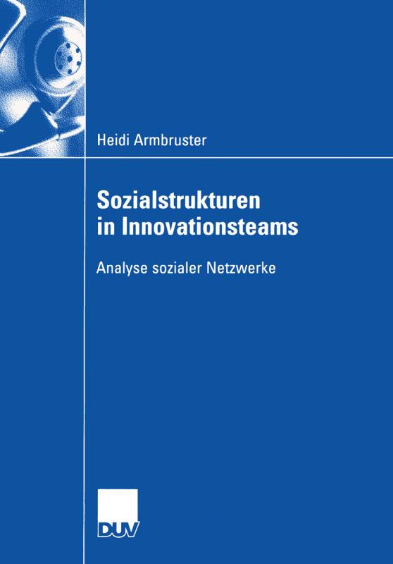 Cover-Bild Sozialstrukturen in Innovationsteams