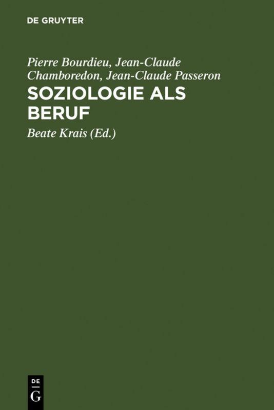 Cover-Bild Soziologie als Beruf