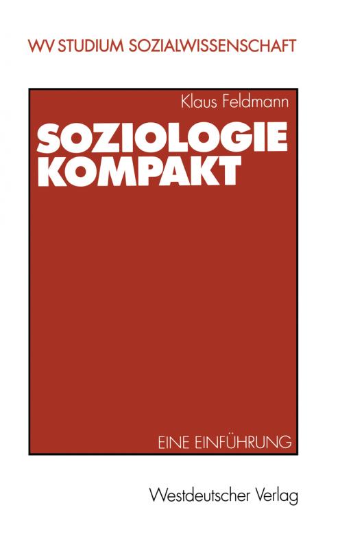 Cover-Bild Soziologie kompakt