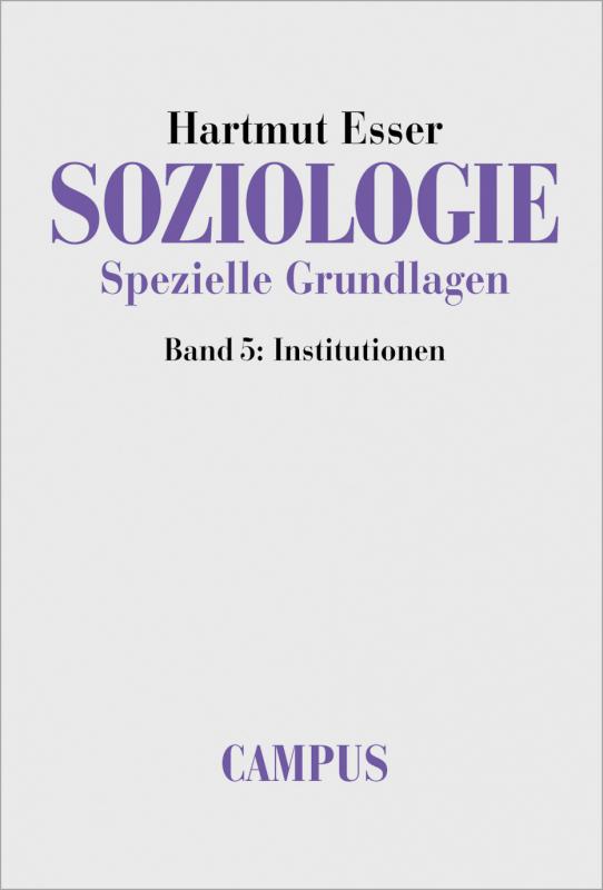 Cover-Bild Soziologie. Spezielle Grundlagen