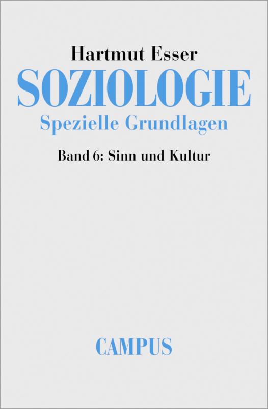 Cover-Bild Soziologie. Spezielle Grundlagen