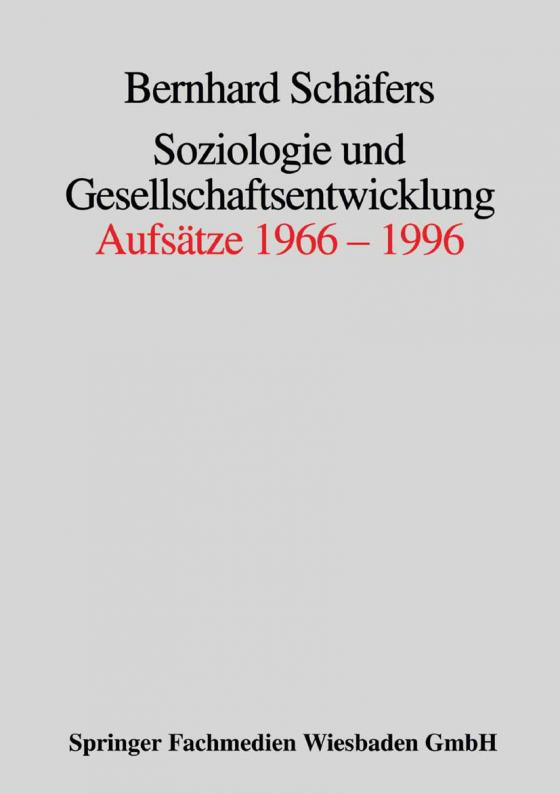 Cover-Bild Soziologie und Gesellschaftsentwicklung