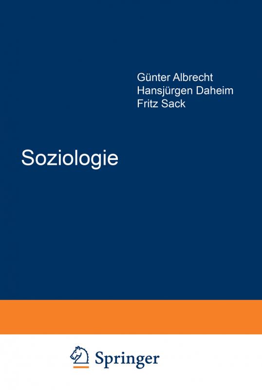 Cover-Bild Soziologie