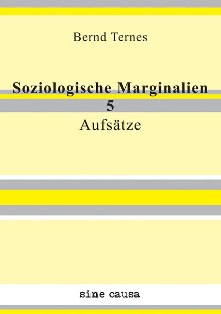 Cover-Bild Soziologische Marginalien 5