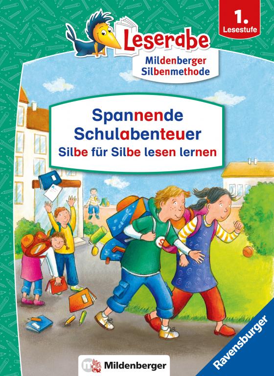 Cover-Bild Spannende Schulabenteuer - Silbe für Silbe lesen lernen - Leserabe 1. Klasse - Erstlesebuch für Kinder ab 6 Jahren