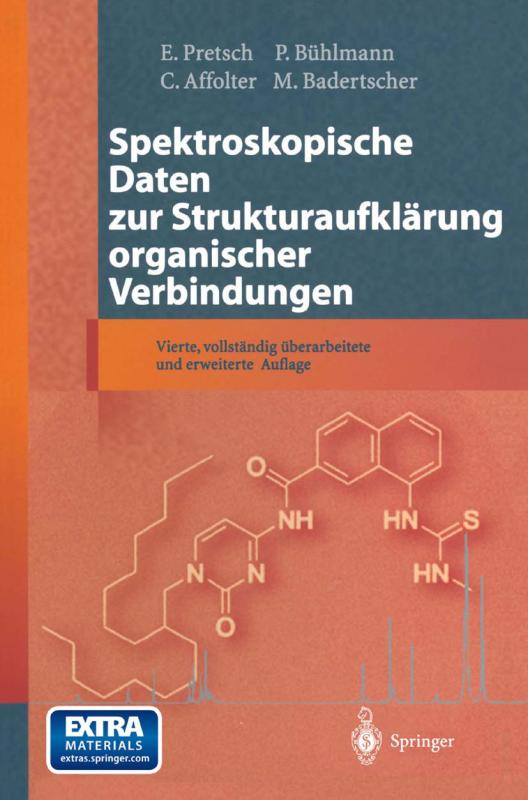 Cover-Bild Spektroskopische Daten zur Strukturaufklärung organischer Verbindungen