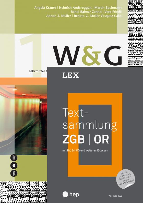 Cover-Bild Spezialangebot «Textsammlung ZGB | OR» und «W&G 1»