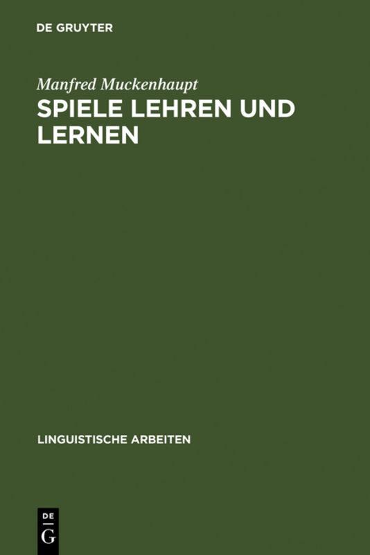 Cover-Bild Spiele lehren und lernen