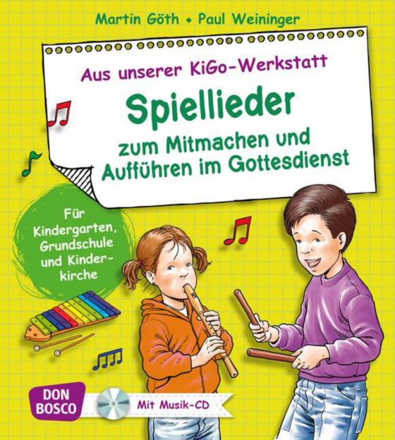 Cover-Bild Spiellieder zum Mitmachen und Aufführen im Gottesdienst, Liederbuch, m. Audio-CD.