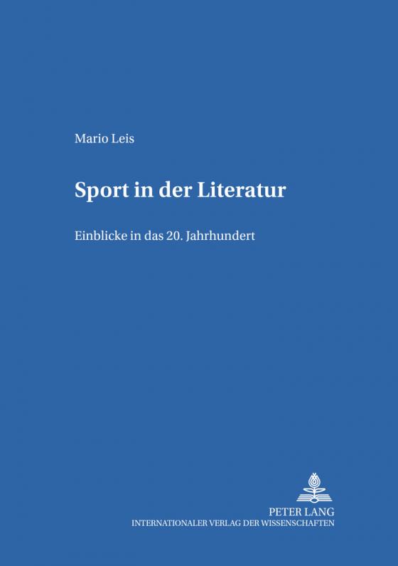 Cover-Bild Sport in der Literatur