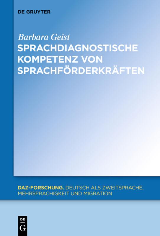 Cover-Bild Sprachdiagnostische Kompetenz von Sprachförderkräften