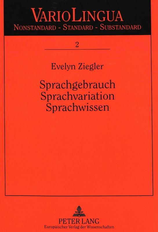 Cover-Bild Sprachgebrauch – Sprachvariation – Sprachwissen