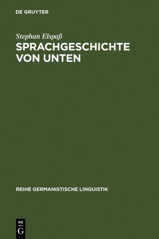 Cover-Bild Sprachgeschichte von unten