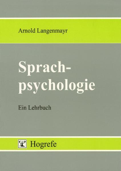 Cover-Bild Sprachpsychologie