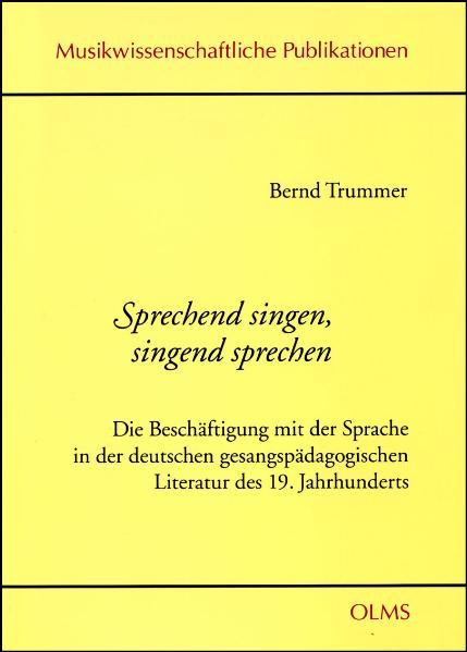 Cover-Bild Sprechend singen, singend sprechen