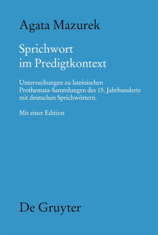 Cover-Bild Sprichwort im Predigtkontext