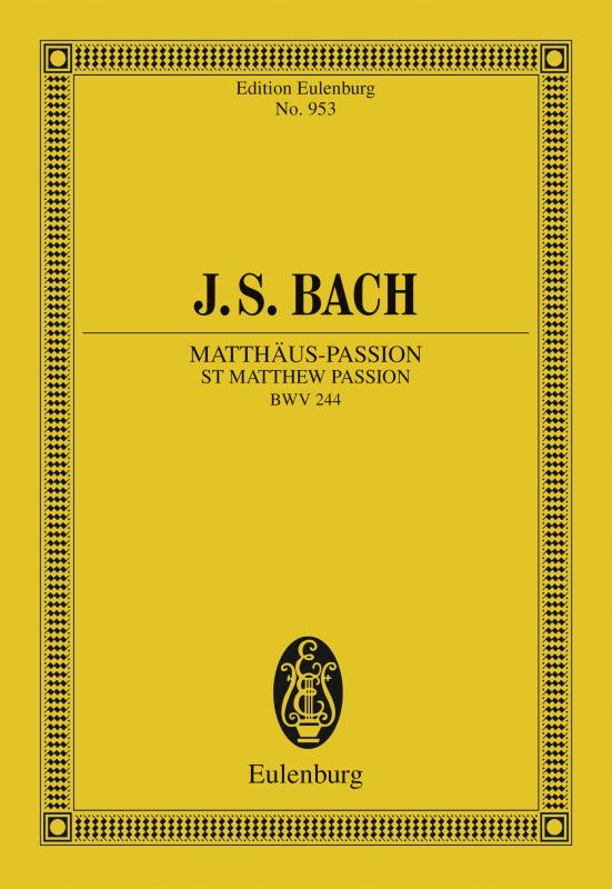 Cover-Bild St Matthew Passion