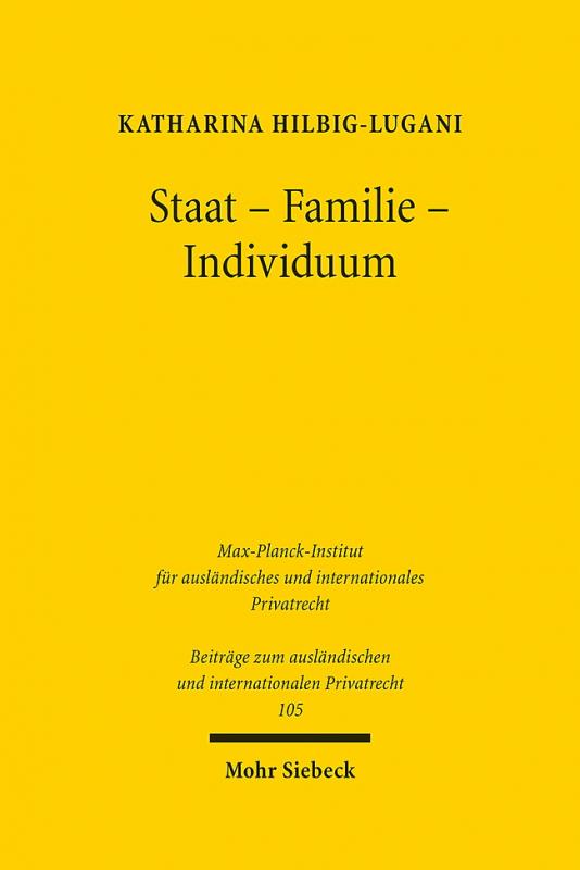 Cover-Bild Staat - Familie - Individuum