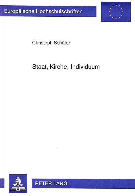 Cover-Bild Staat, Kirche, Individuum