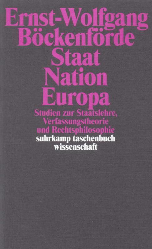 Cover-Bild Staat, Nation, Europa