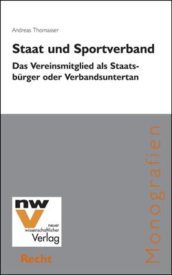 Cover-Bild Staat und Sportverband