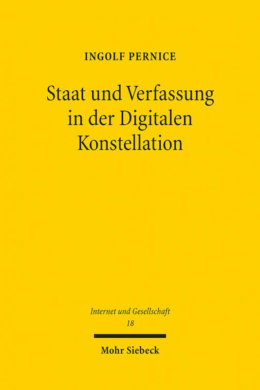 Cover-Bild Staat und Verfassung in der Digitalen Konstellation
