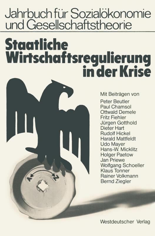 Cover-Bild Staatliche Wirtschaftsregulierung in der Krise