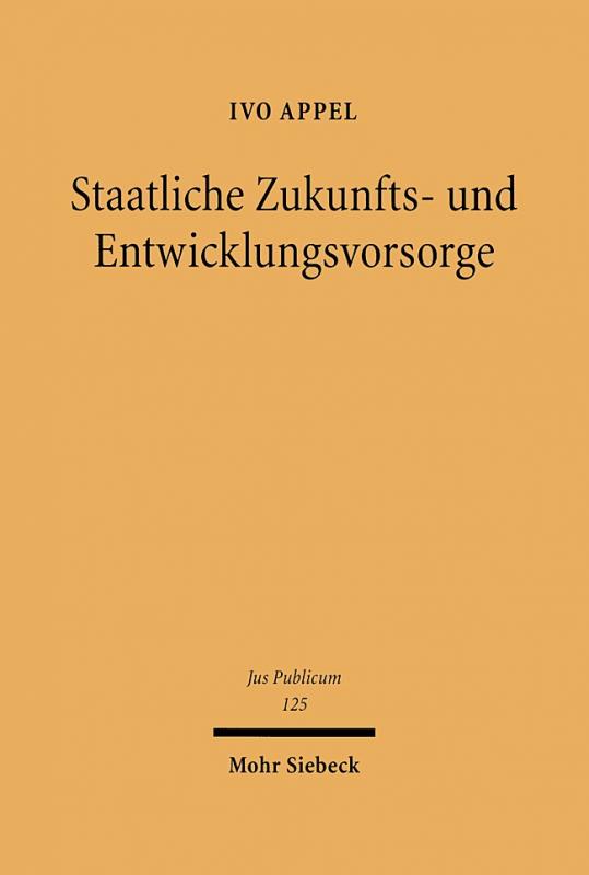 Cover-Bild Staatliche Zukunfts- und Entwicklungsvorsorge