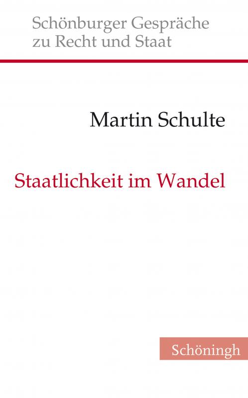 Cover-Bild Staatlichkeit im Wandel